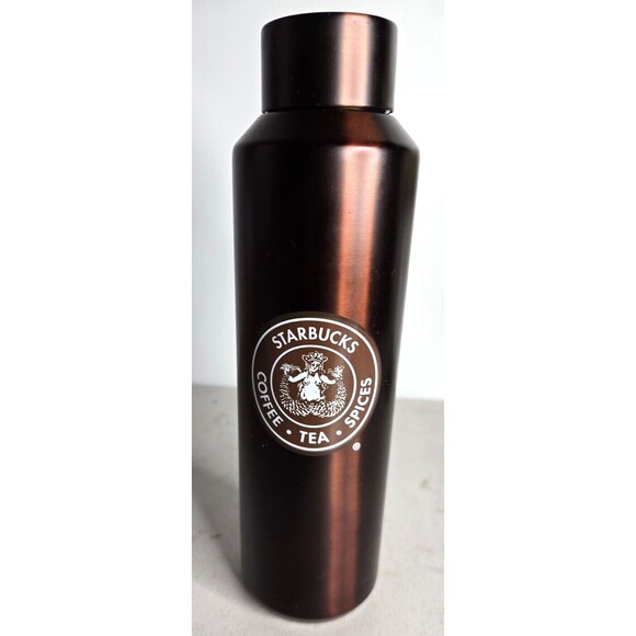 Starbucks Pike Place Market Brown Stainless Steel 20oz Tumbler - Picture 1 of 4